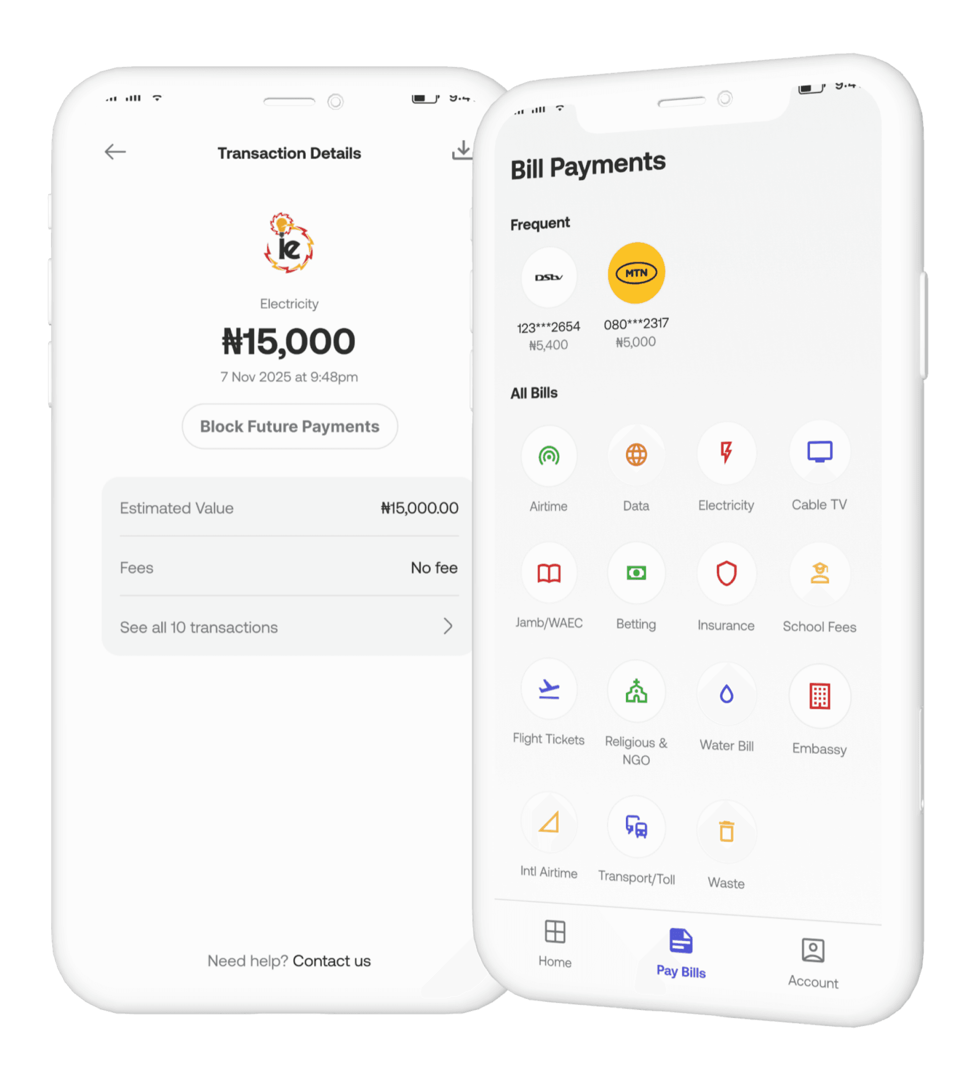 Daily Utility & Bill Payments